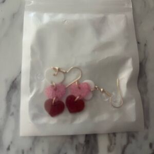Heart Drop Earrings